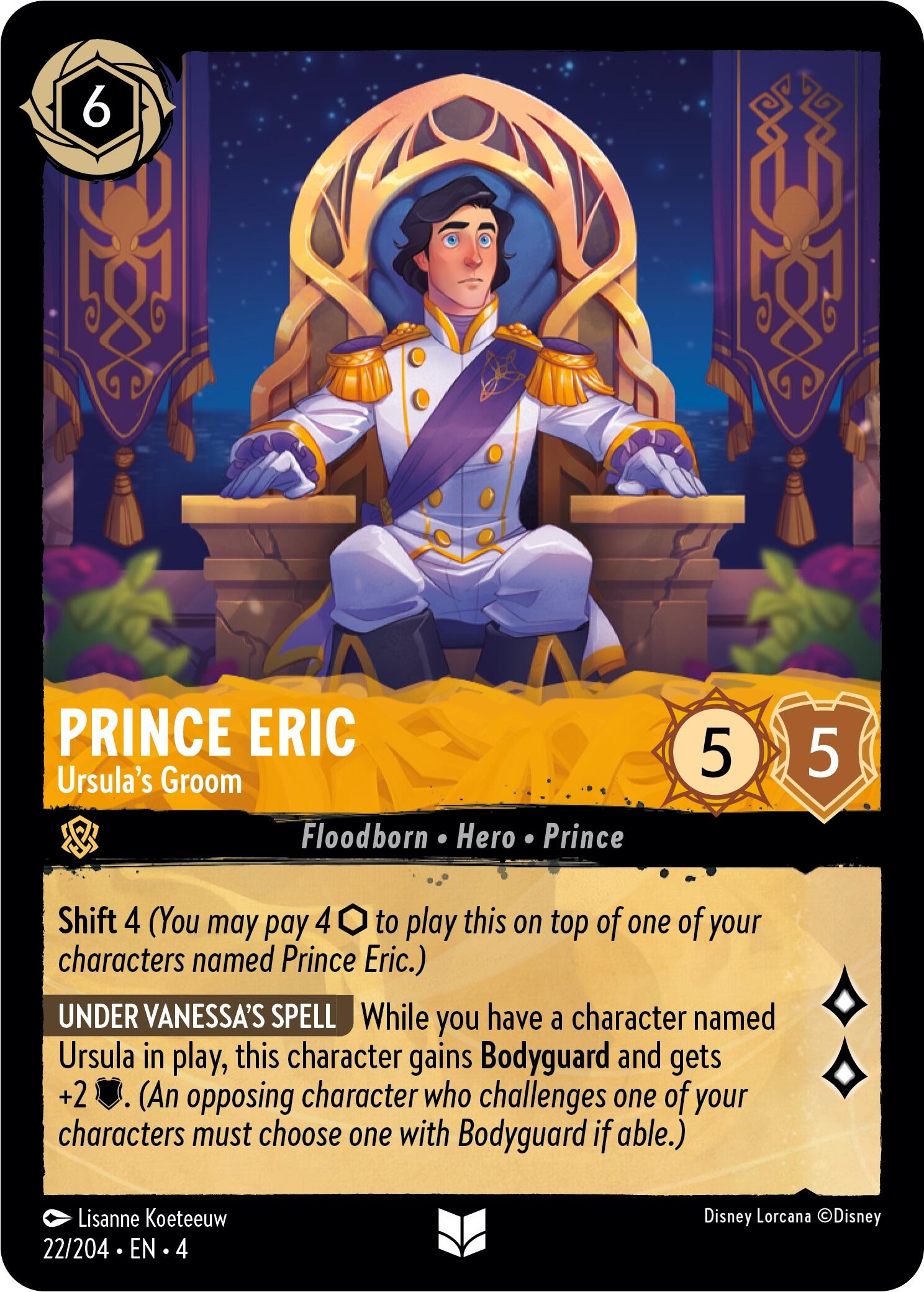 Prince Eric - Ursula's Groom (22/204) [Ursula's Return] | Rock City Comics