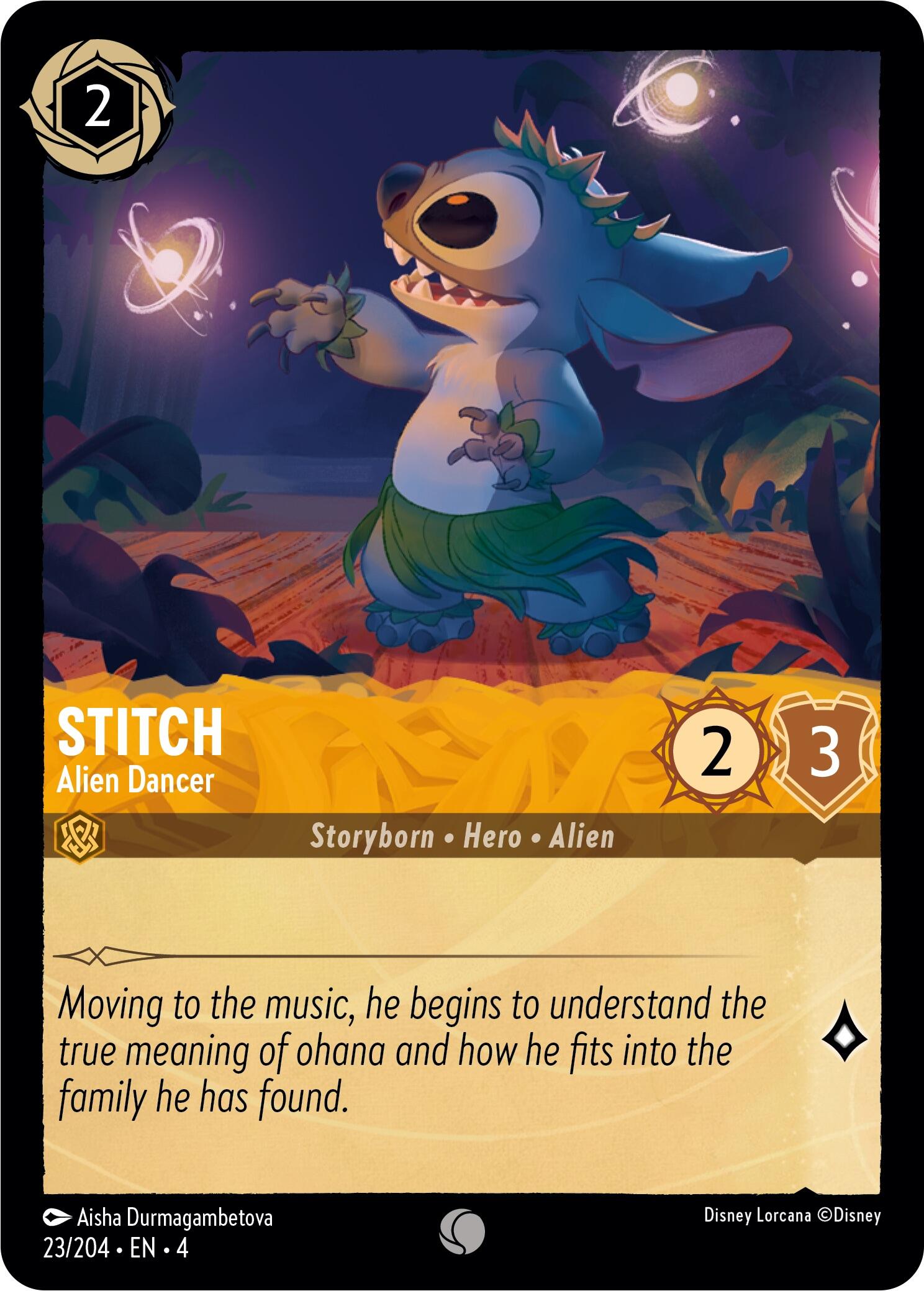 Stitch - Alien Dancer (23/204) [Ursula's Return] | Rock City Comics