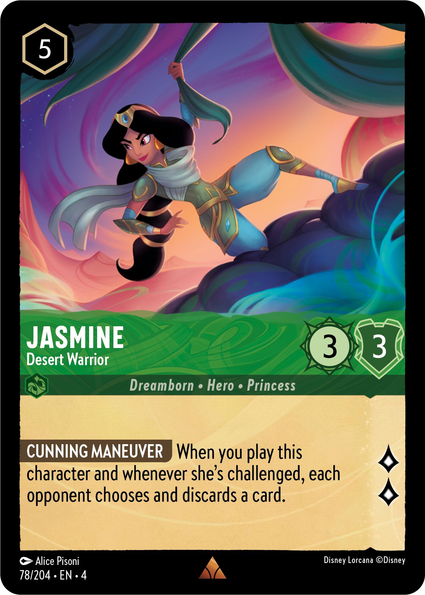 Jasmine - Desert Warrior (78/204) [Ursula's Return] | Rock City Comics