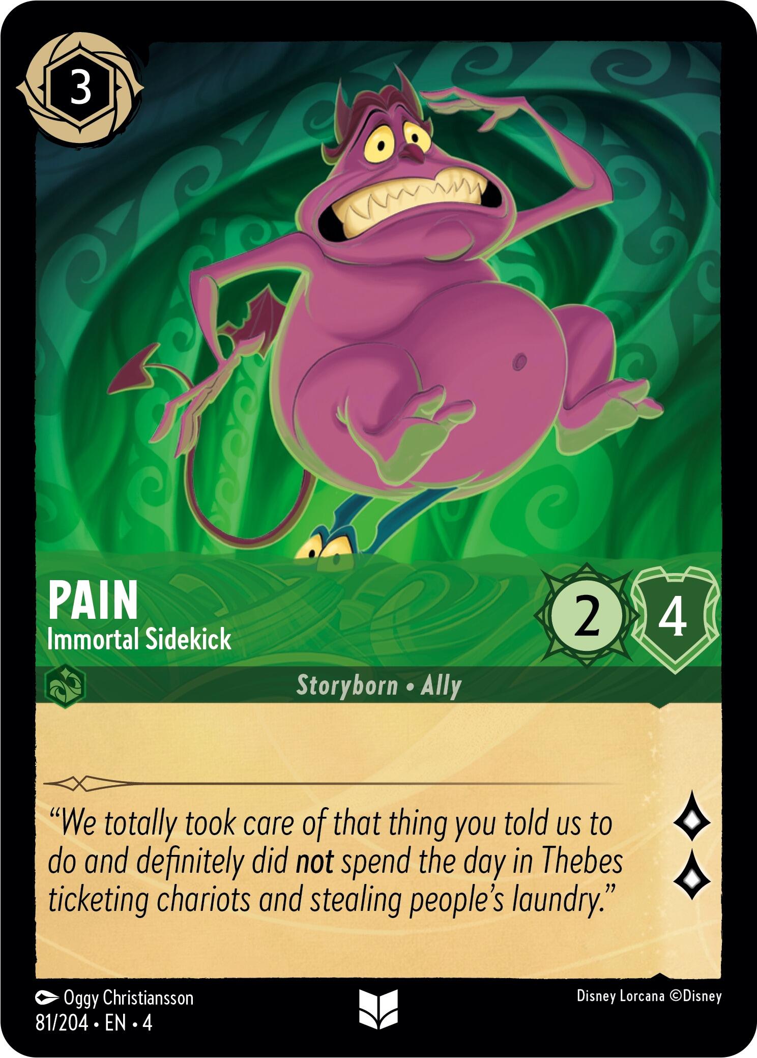 Pain - Immortal Sidekick (81/204) [Ursula's Return] | Rock City Comics
