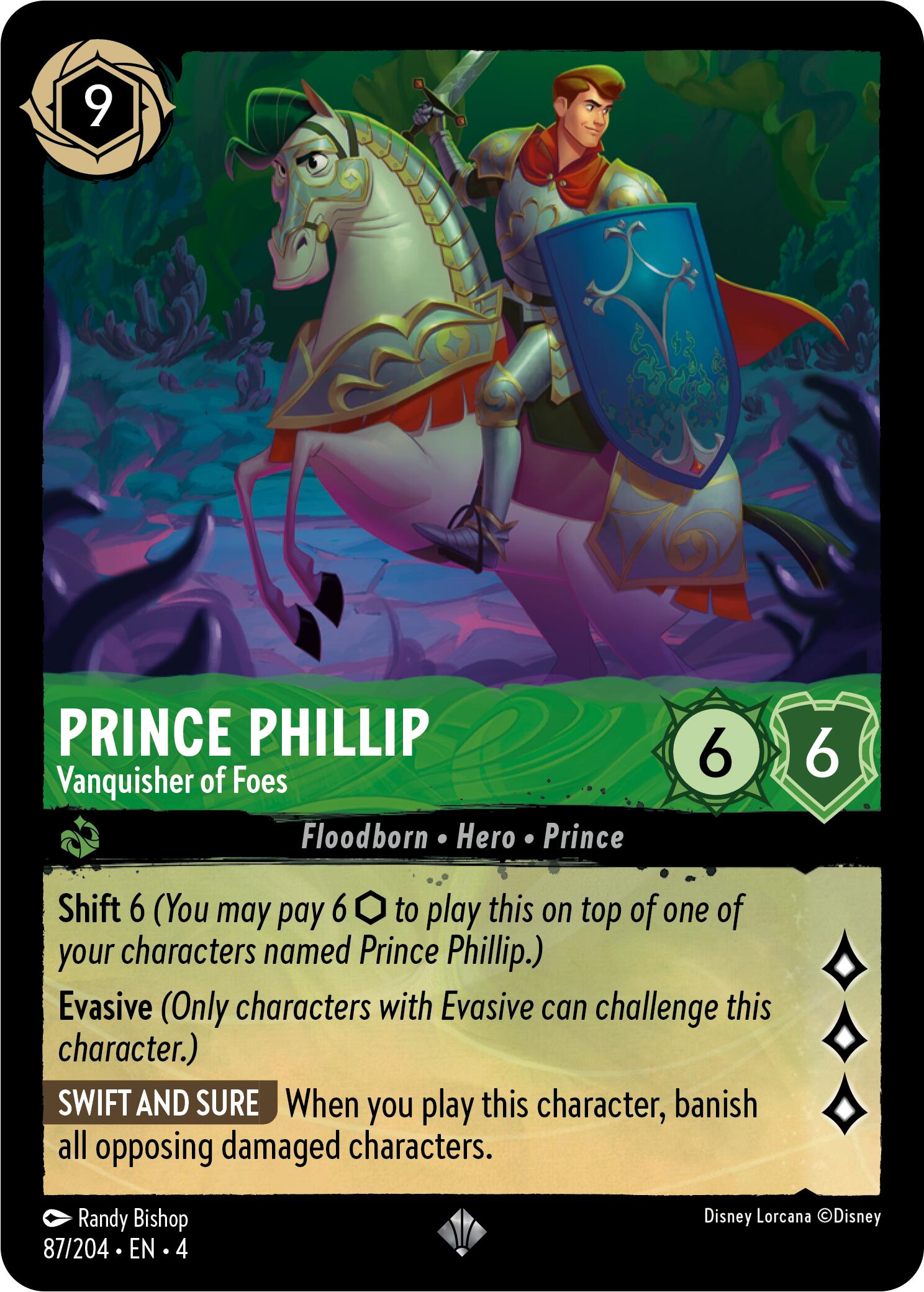 Prince Phillip - Vanquisher of Foes (87/204) [Ursula's Return] | Rock City Comics