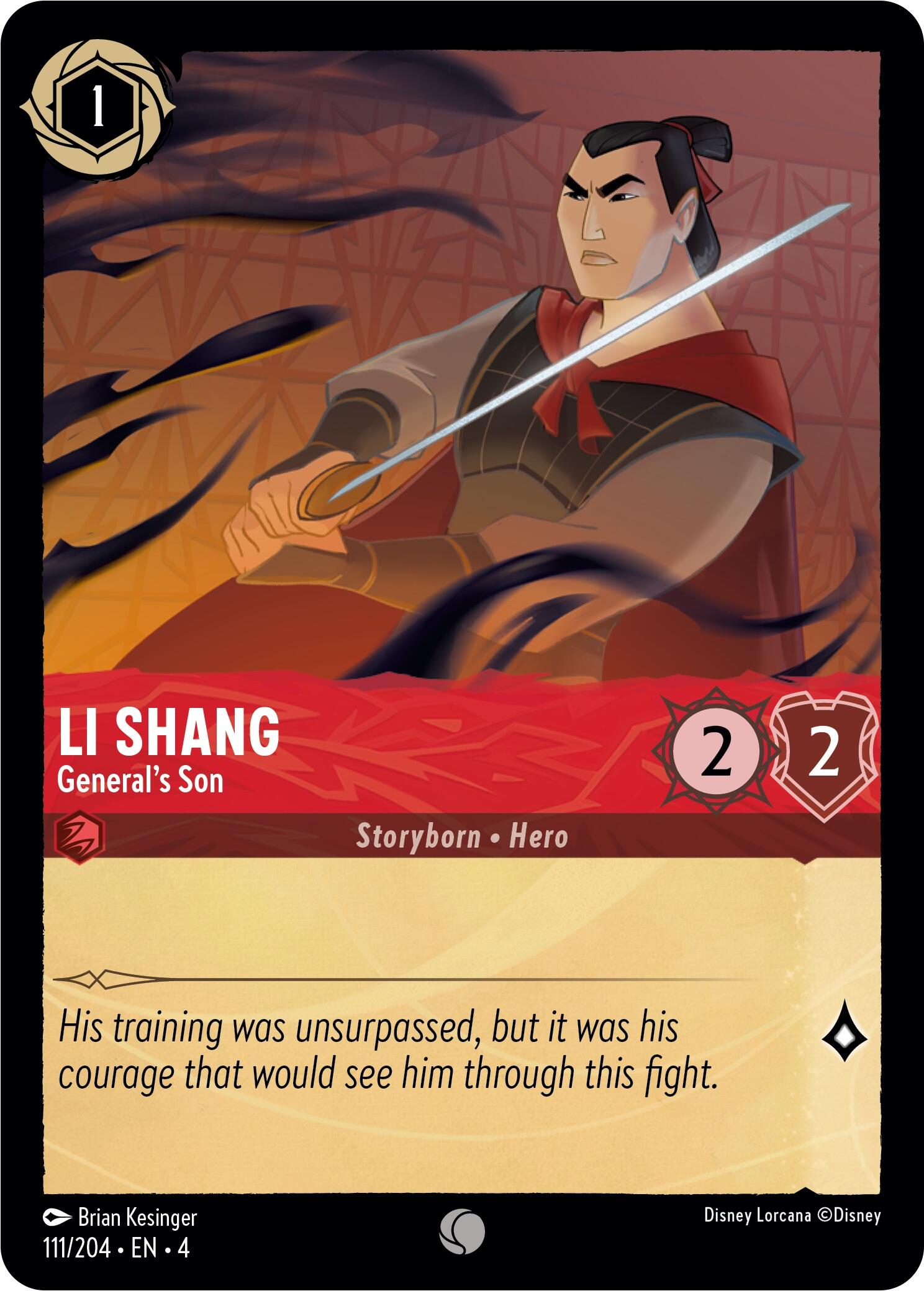 Li Shang - General's Son (111/204) [Ursula's Return] | Rock City Comics