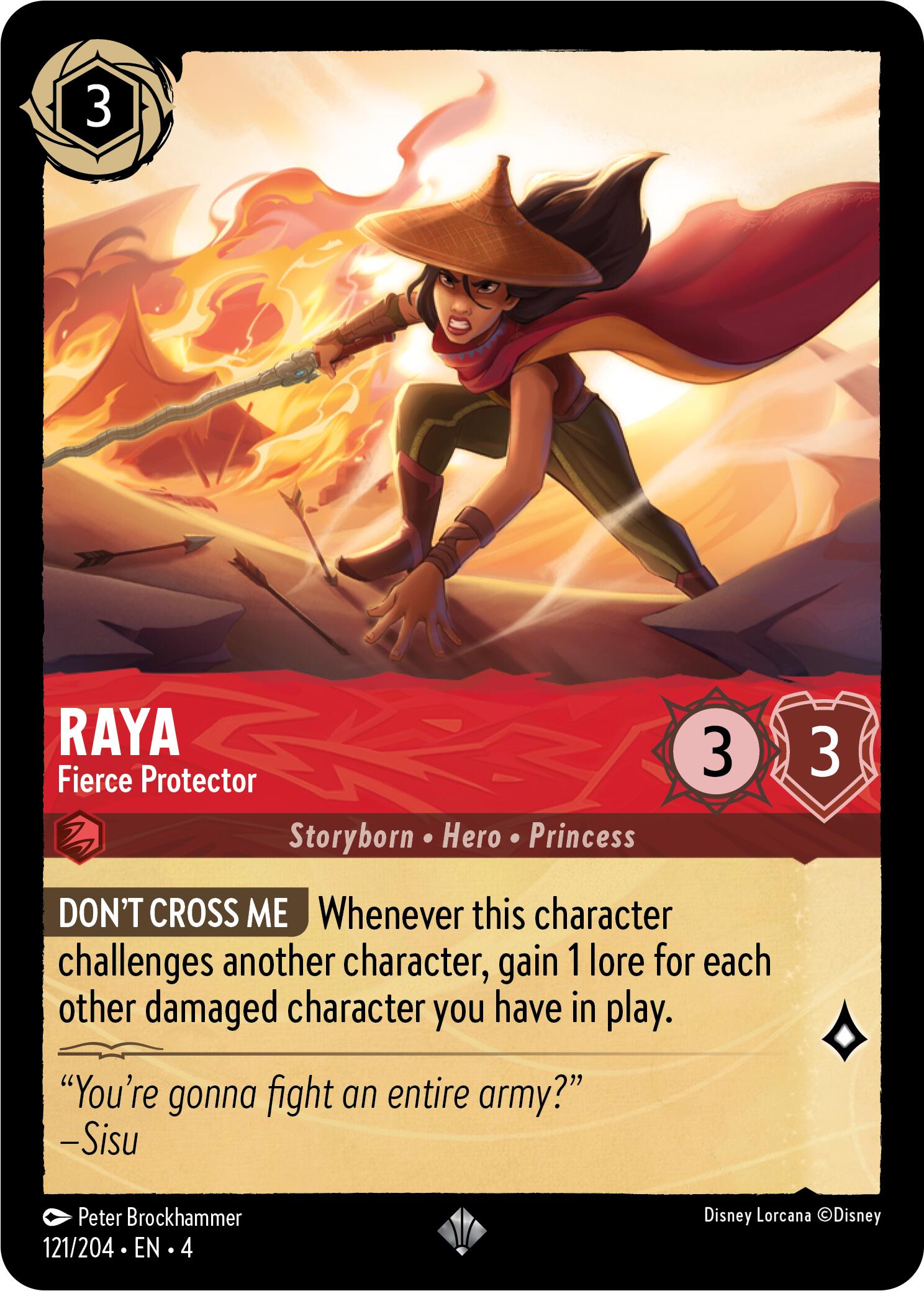 Raya - Fierce Protector (121/204) [Ursula's Return] | Rock City Comics