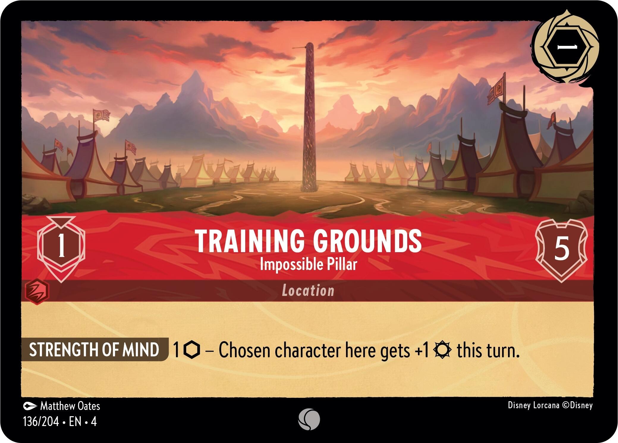 Training Grounds - Impossible Pillar (136/204) [Ursula's Return] | Rock City Comics