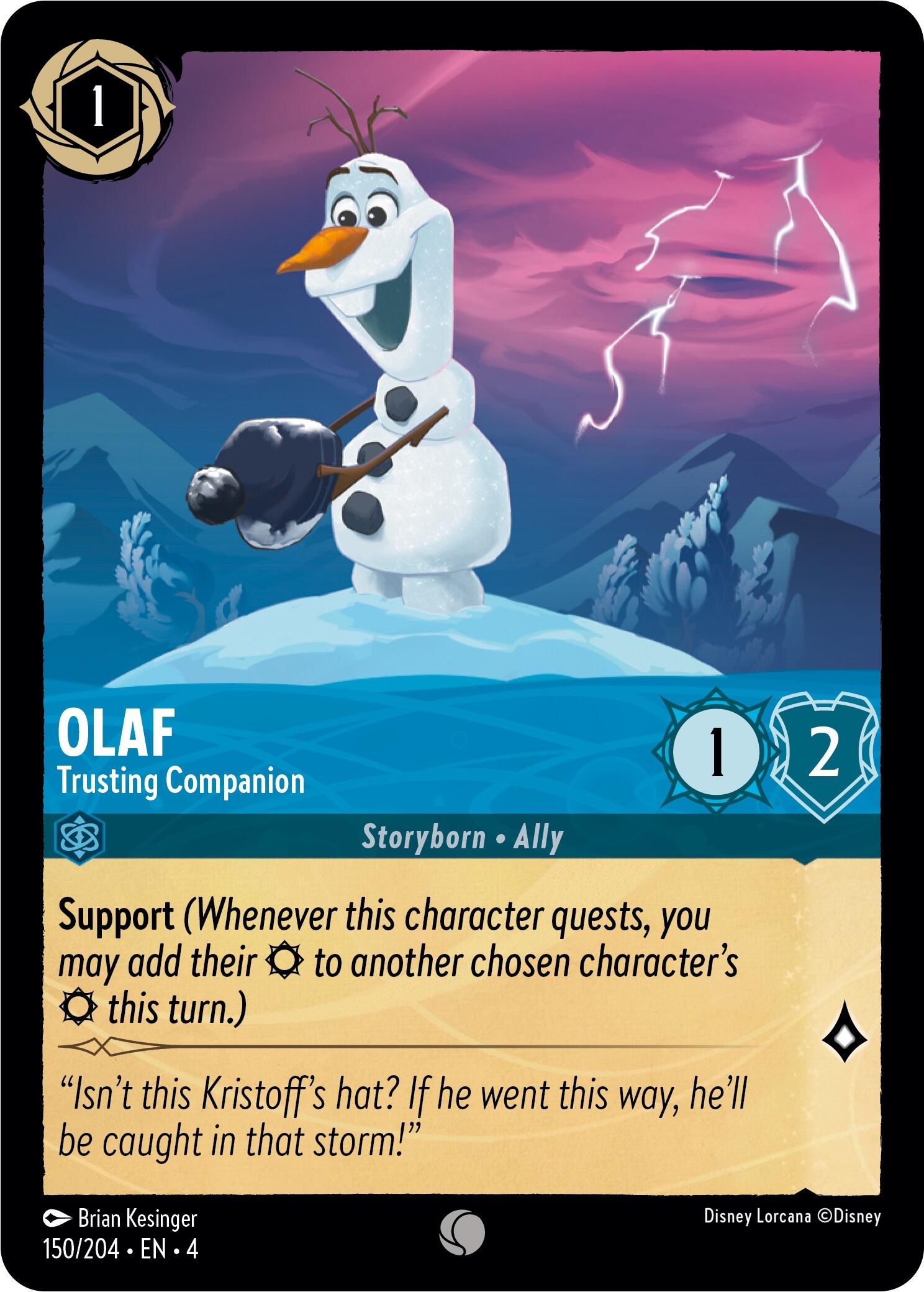 Olaf - Trusting Companion (150/204) [Ursula's Return] | Rock City Comics