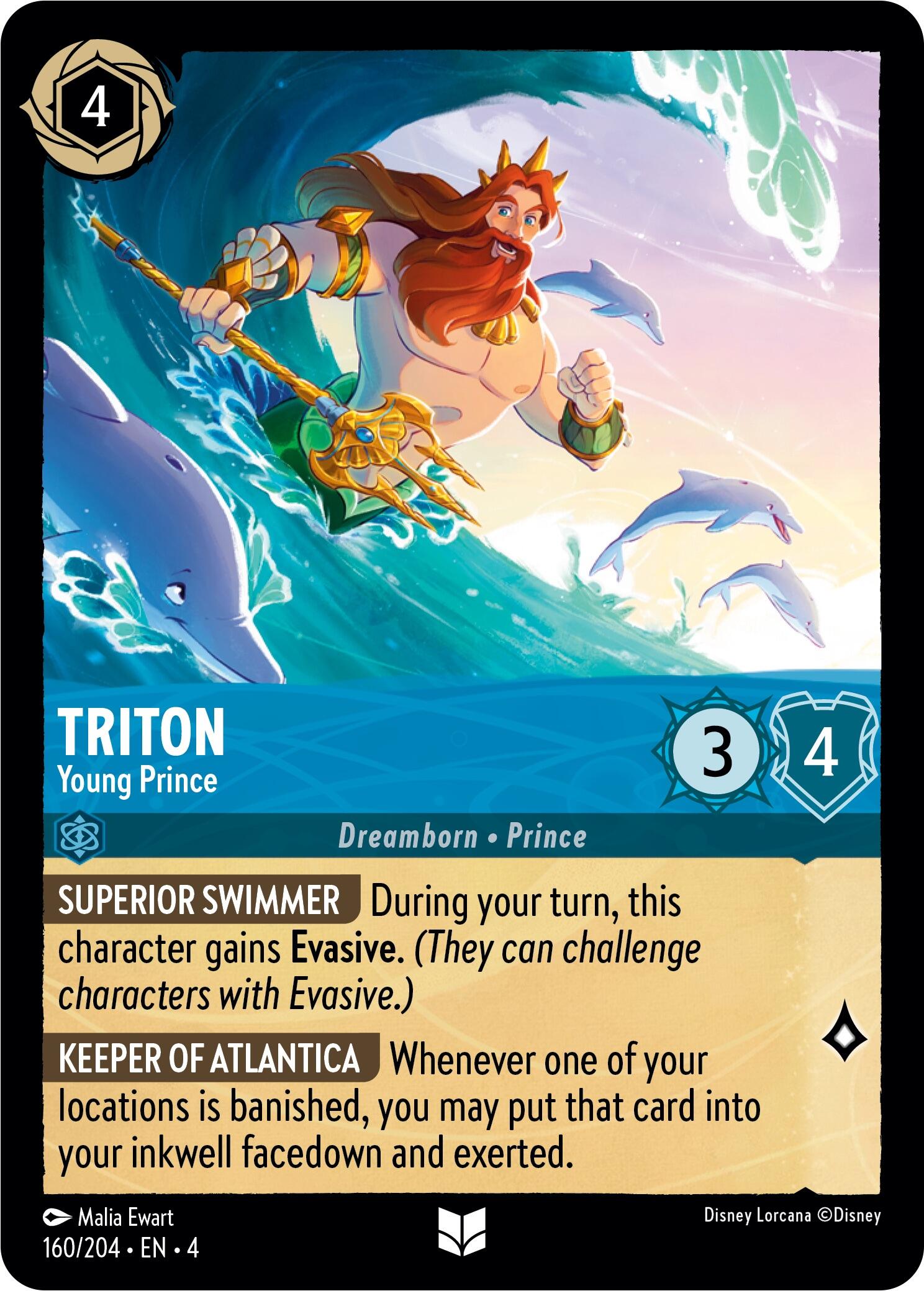 Triton - Young Prince (160/204) [Ursula's Return] | Rock City Comics