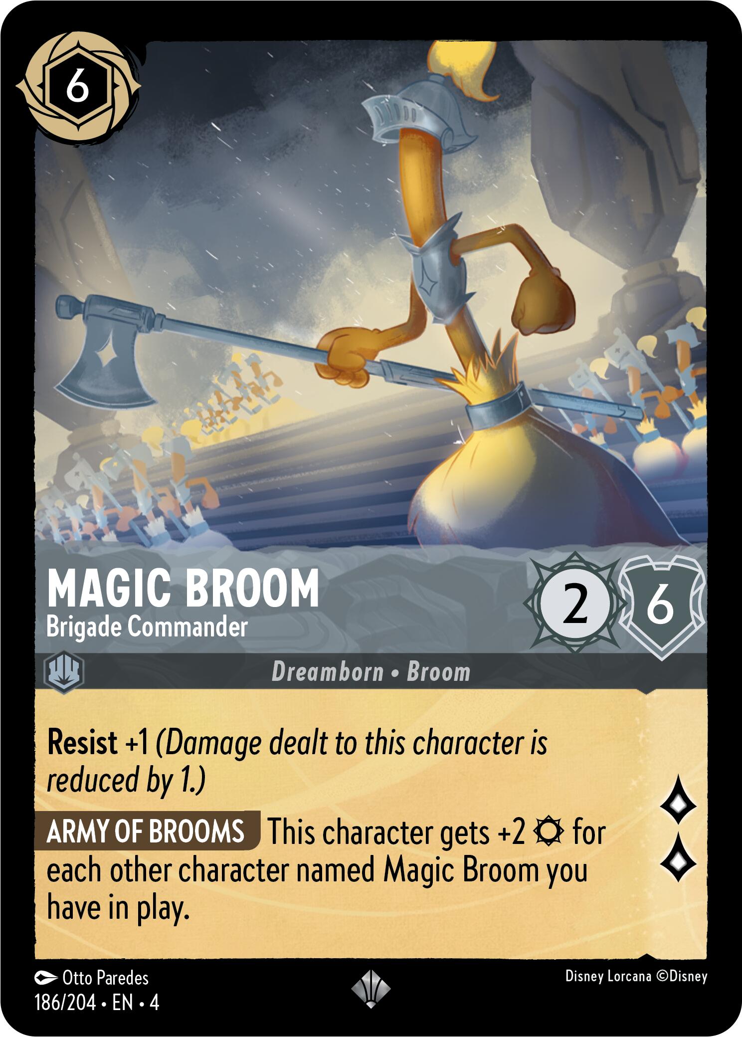 Magic Broom - Brigade Commander (186/204) [Ursula's Return] | Rock City Comics