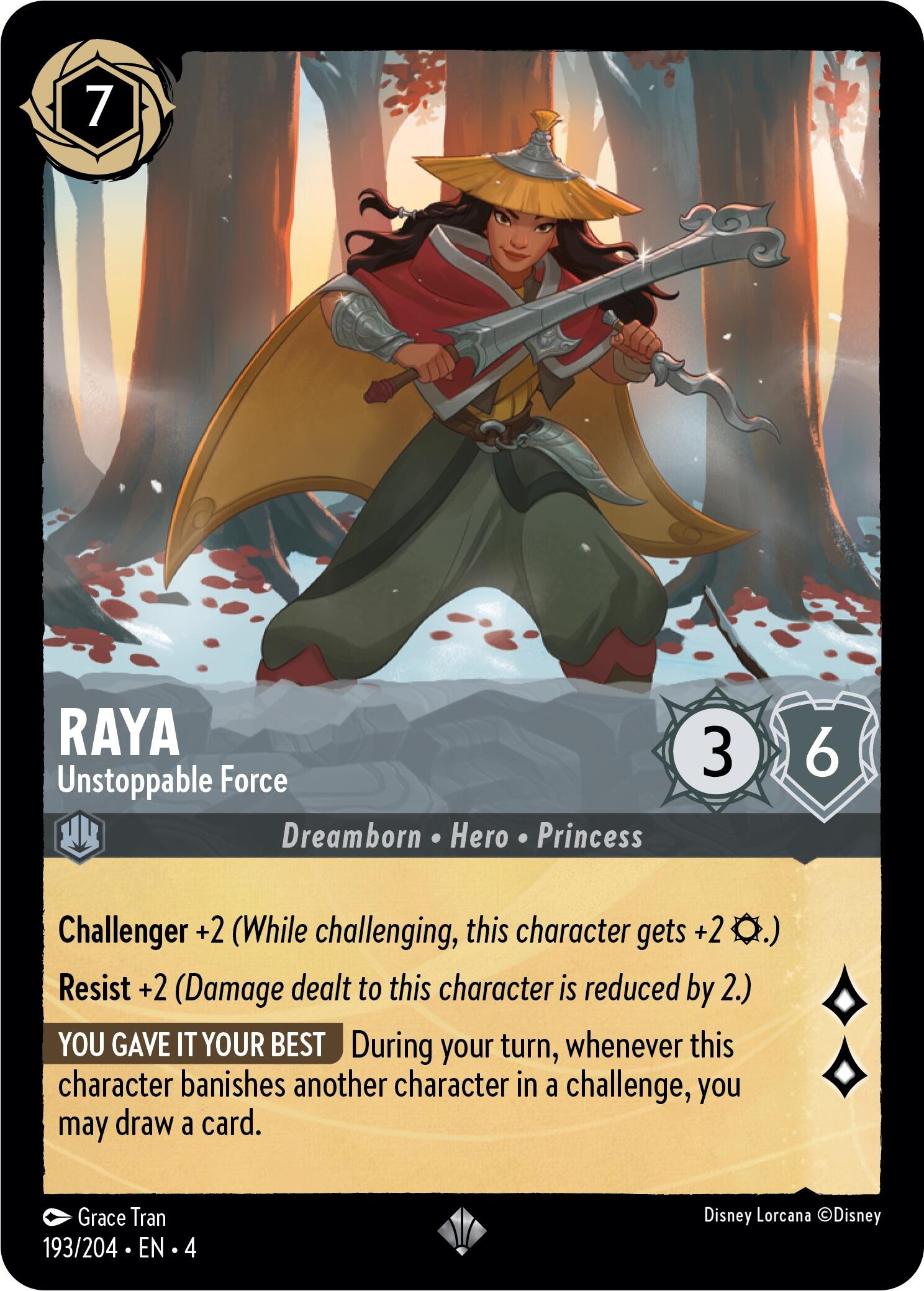 Raya - Unstoppable Force (193/204) [Ursula's Return] | Rock City Comics