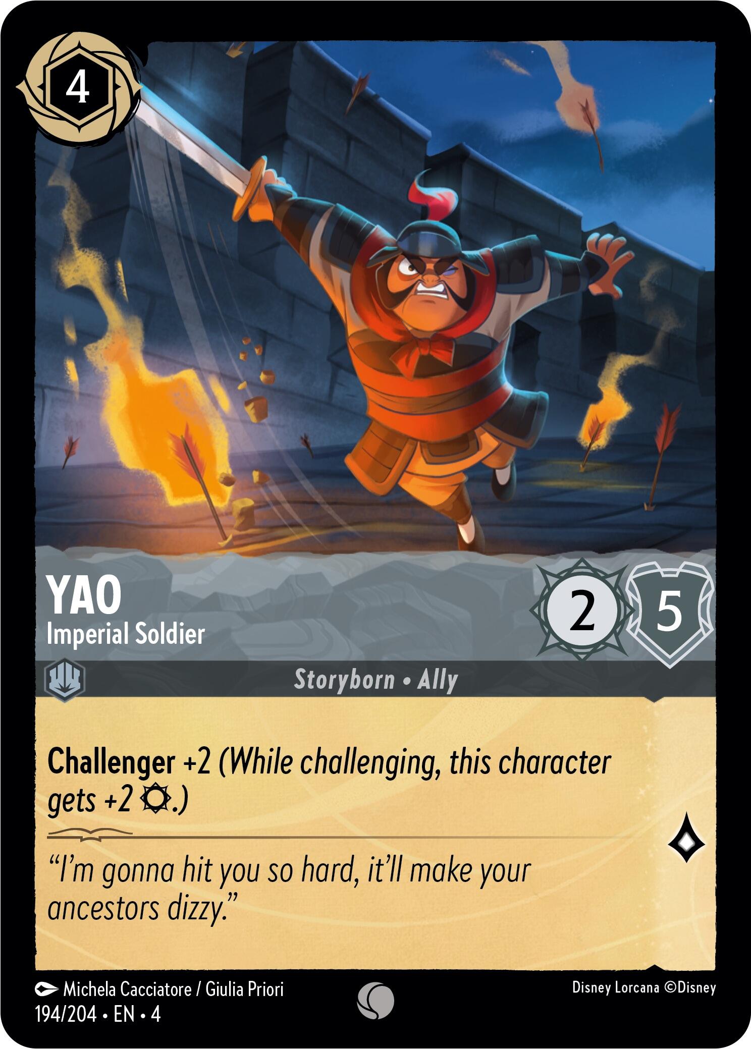 Yao - Imperial Soldier (194/204) [Ursula's Return] | Rock City Comics