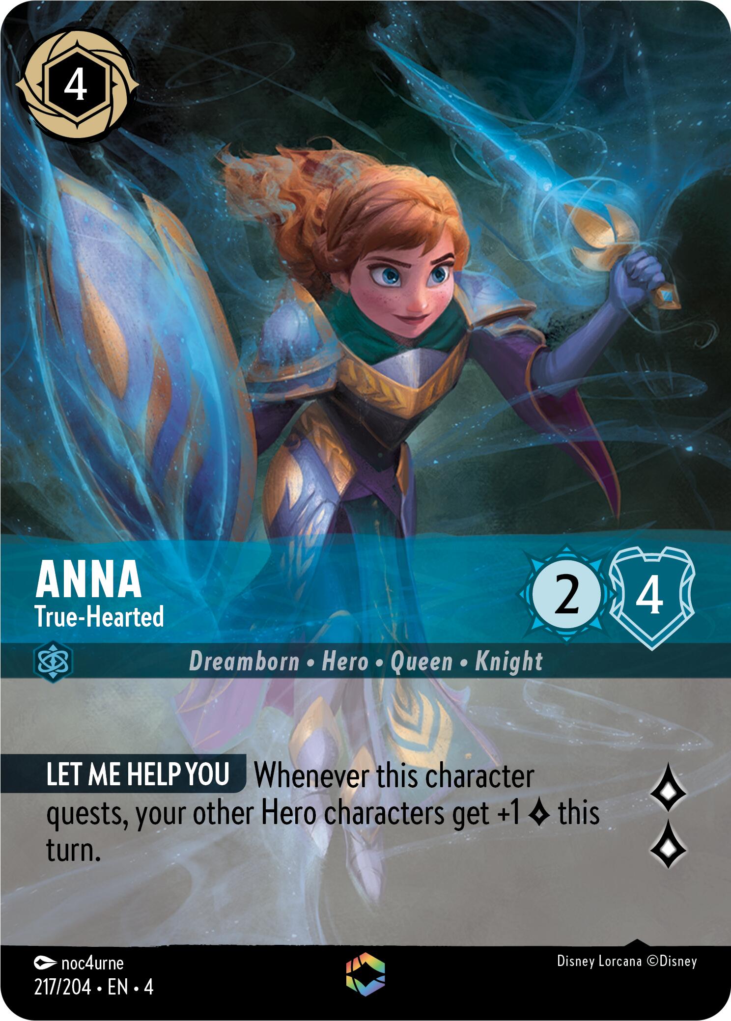 Anna - True-Hearted (Enchanted) (217/204) [Ursula's Return] | Rock City Comics