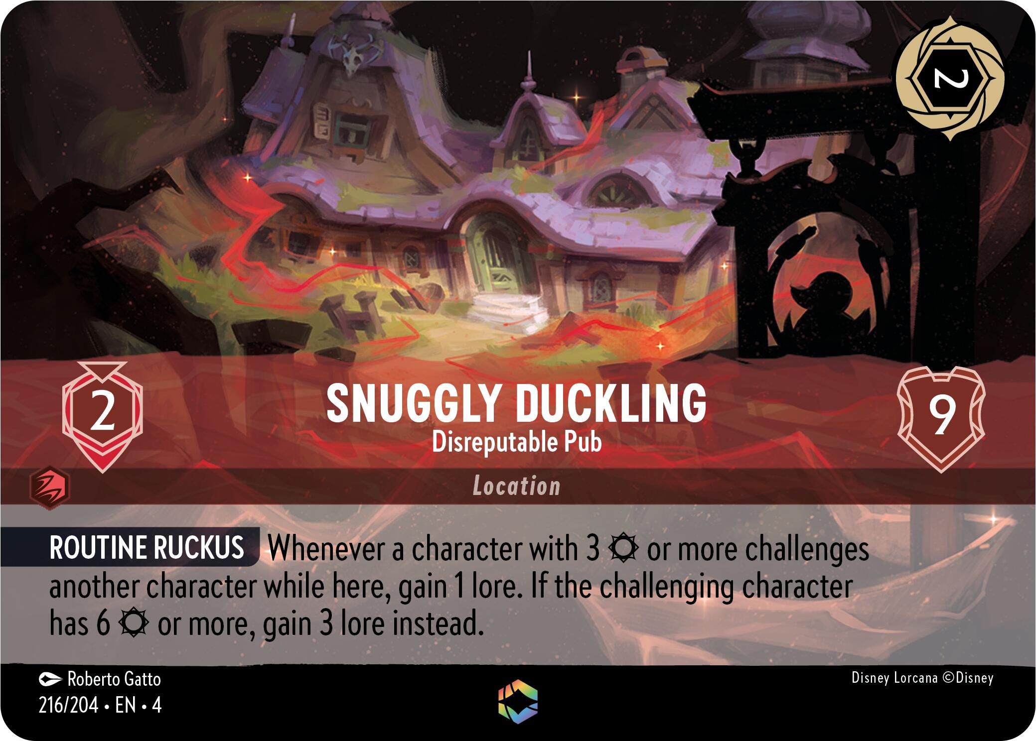 Snuggly Duckling - Disreputable Pub (Enchanted) (216/204) [Ursula's Return] | Rock City Comics