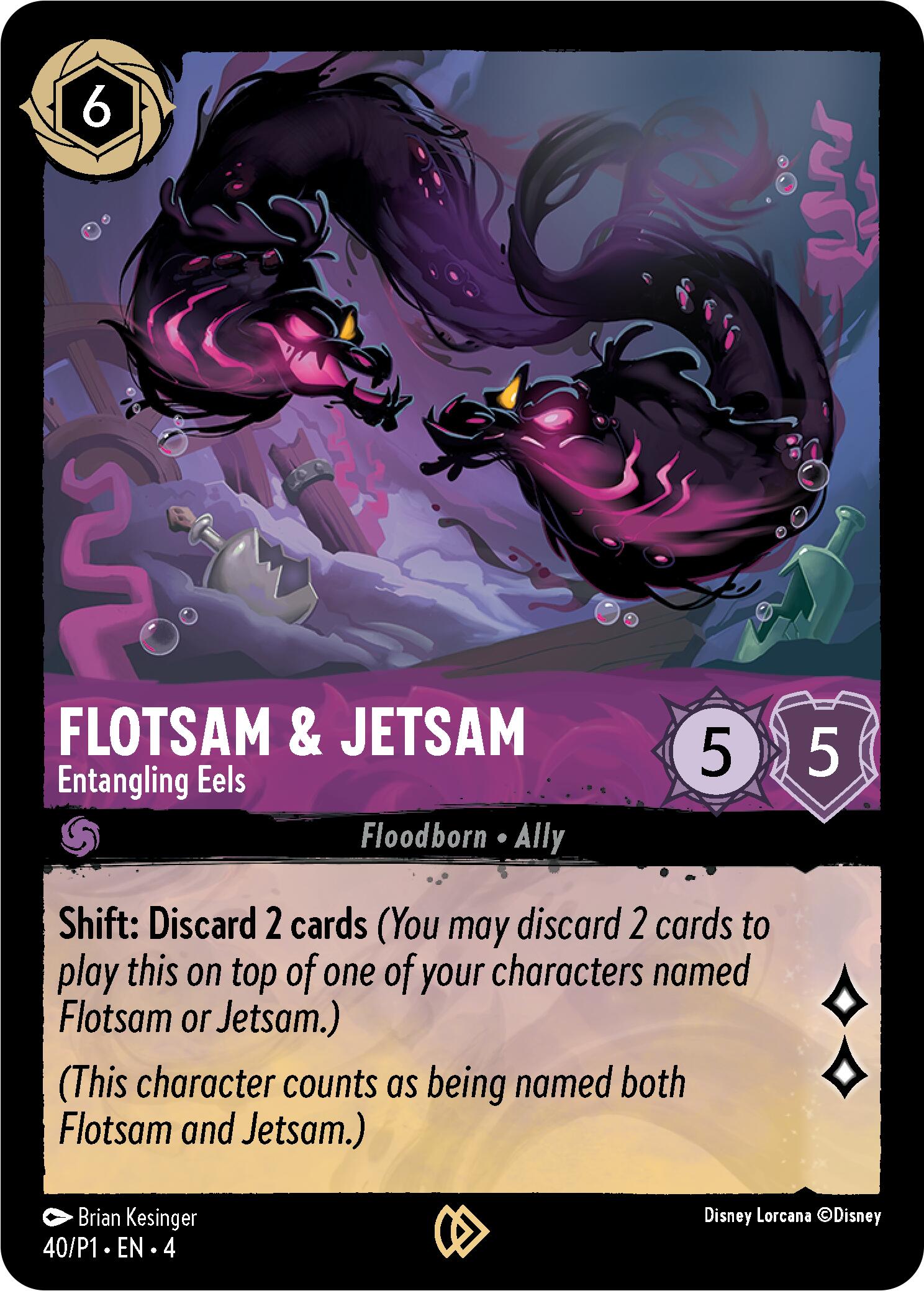 Flotsam & Jetsam - Entangling Eels (40) [Promo Cards] | Rock City Comics