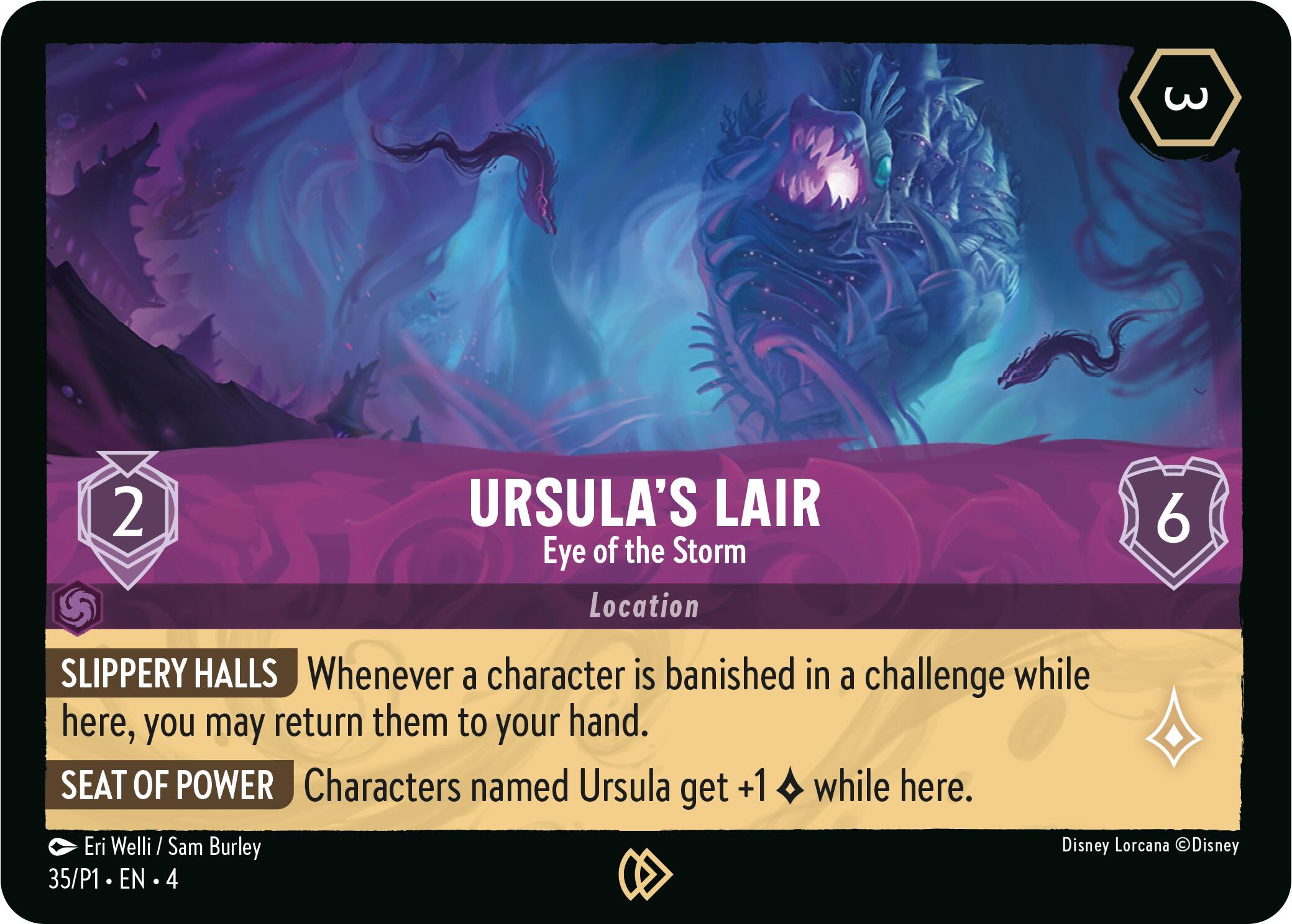 Ursula's Lair - Eye of the Storm (35) [Promo Cards] | Rock City Comics