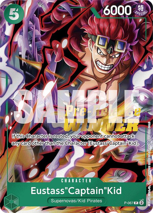 Eustass"Captain"Kid (OP-07 Pre-Release Tournament) [Winner] [One Piece Promotion Cards] | Rock City Comics