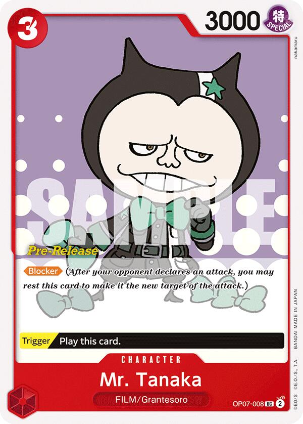 Mr. Tanaka [500 Years in the Future Pre-Release Cards] | Rock City Comics