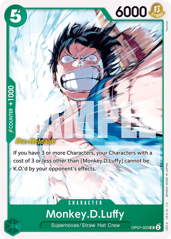 Monkey.D.Luffy [500 Years in the Future Pre-Release Cards] | Rock City Comics