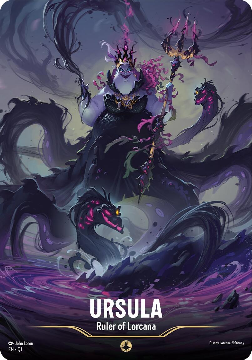 Ursula - Ruler of Lorcana (Oversized) [Illumineer's Quest: Deep Trouble] | Rock City Comics