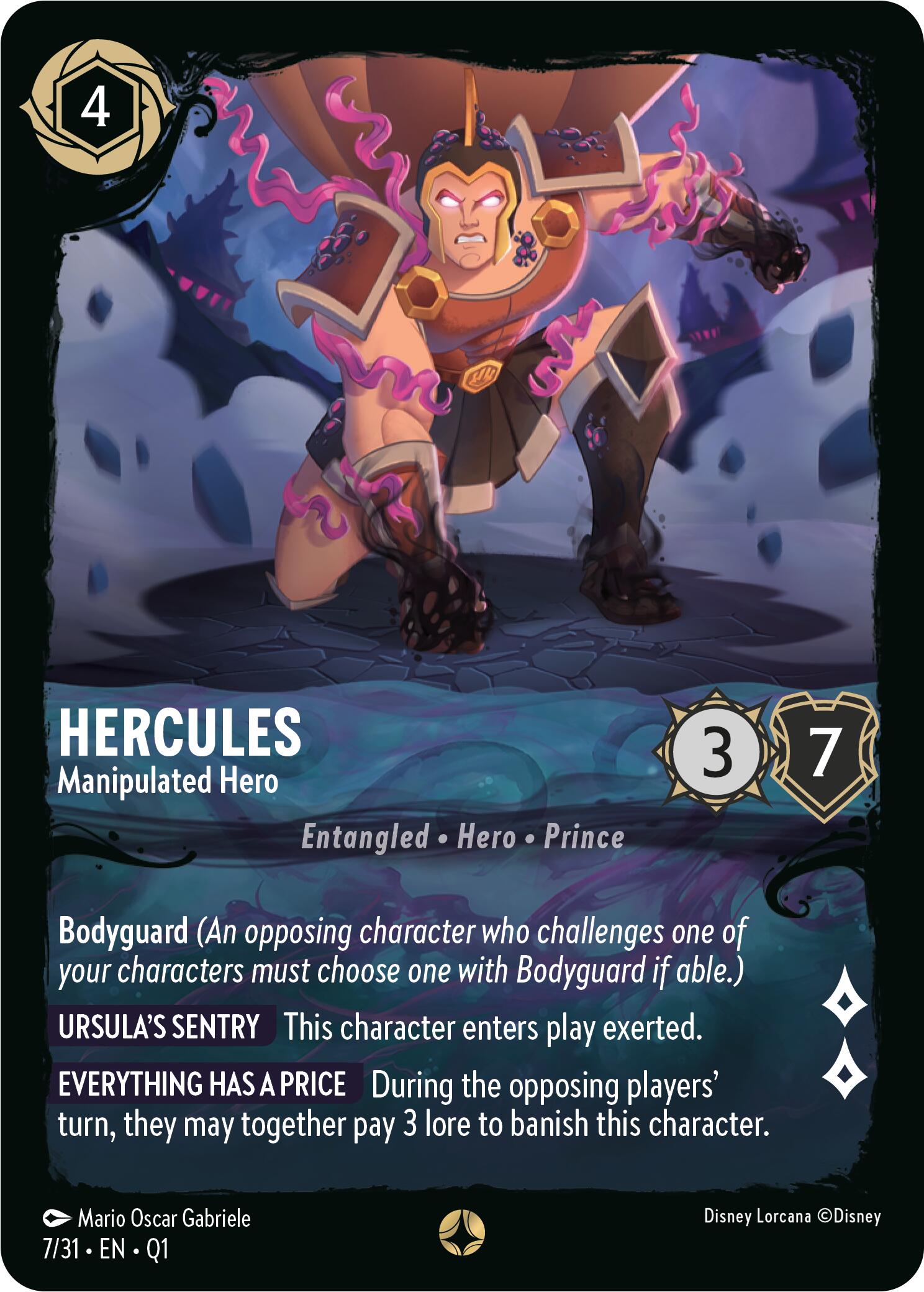Hercules - Manipulated Hero (7/31) [Illumineer's Quest: Deep Trouble] | Rock City Comics
