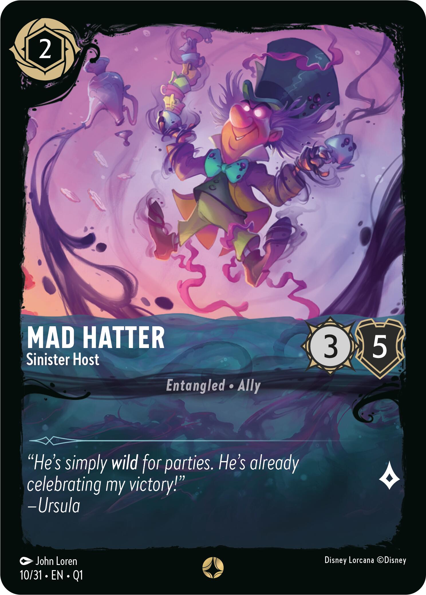 Mad Hatter - Sinister Host (10/31) [Illumineer's Quest: Deep Trouble] | Rock City Comics