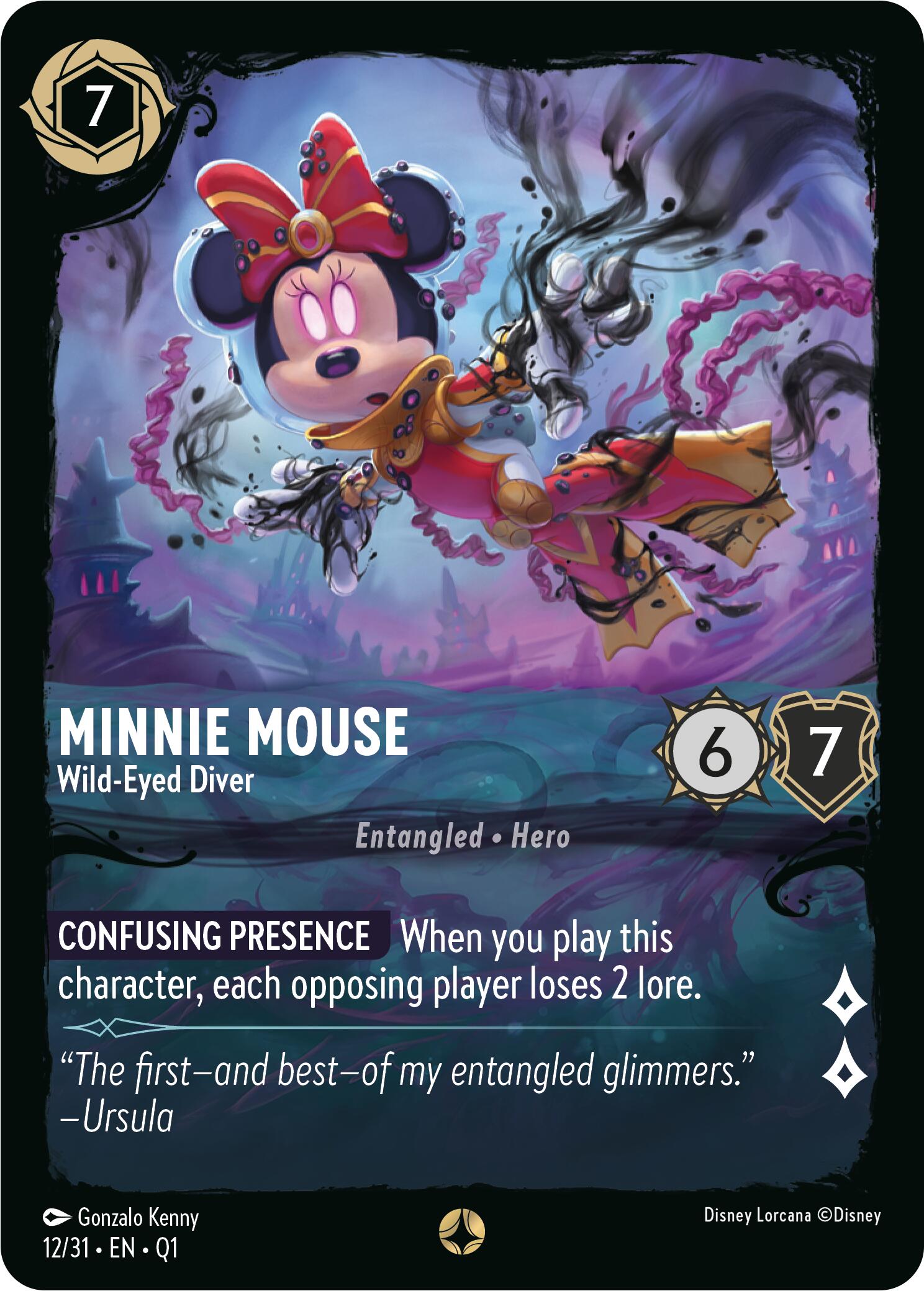 Minnie Mouse - Wild-Eyed Diver (12/31) [Illumineer's Quest: Deep Trouble] | Rock City Comics