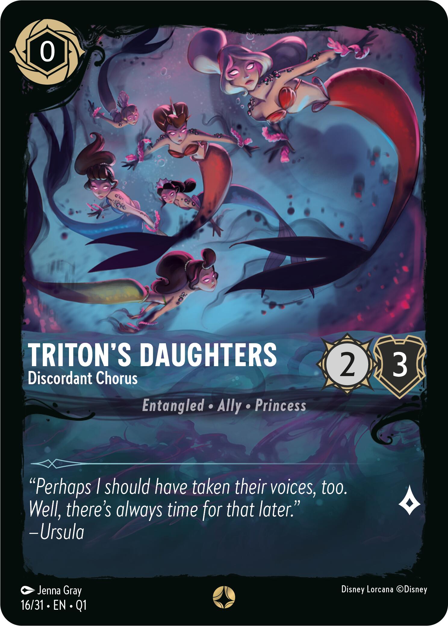 Triton's Daughters - Discordant Chorus (16/31) [Illumineer's Quest: Deep Trouble] | Rock City Comics
