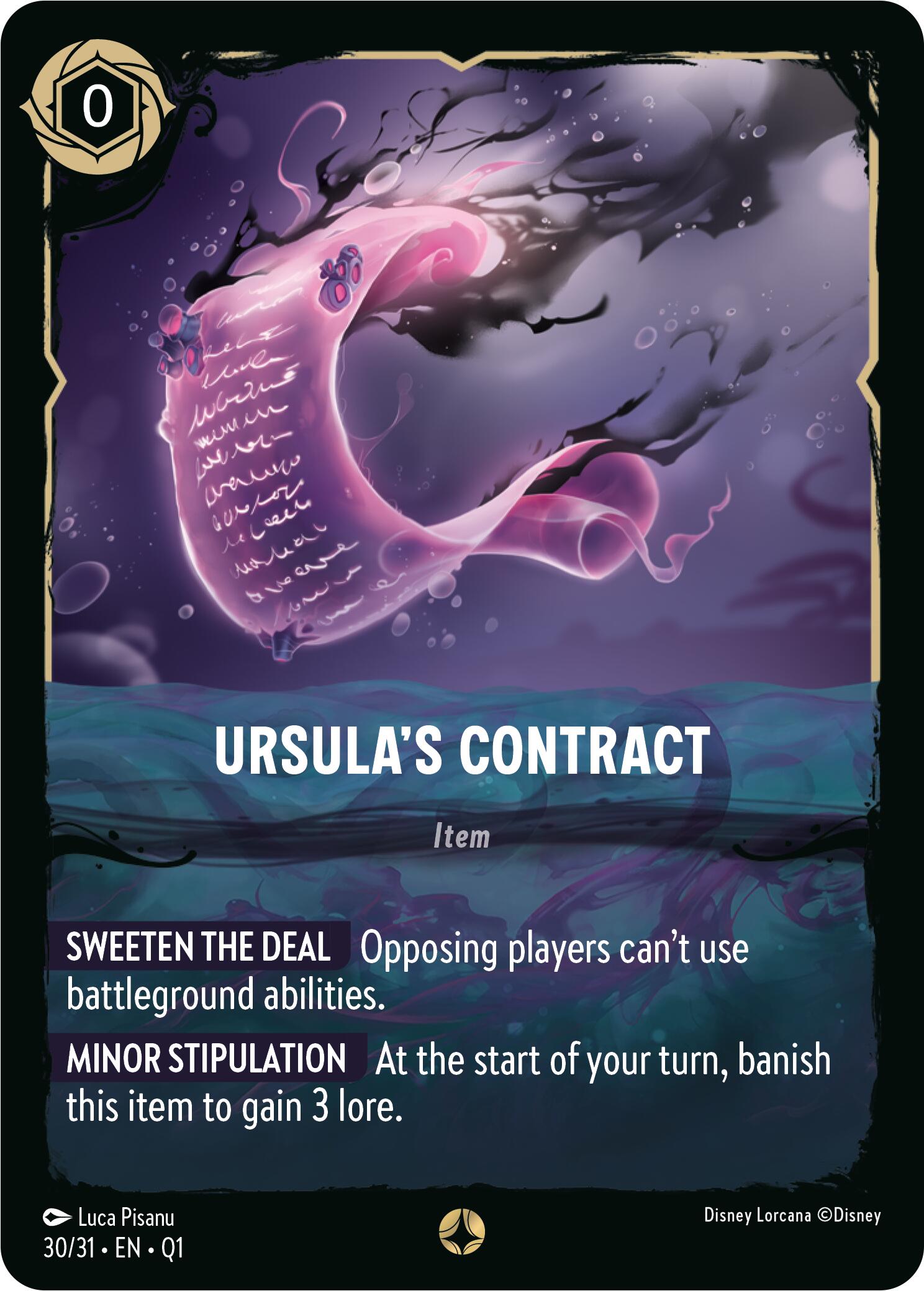 Ursula's Contract (30/31) [Illumineer's Quest: Deep Trouble] | Rock City Comics
