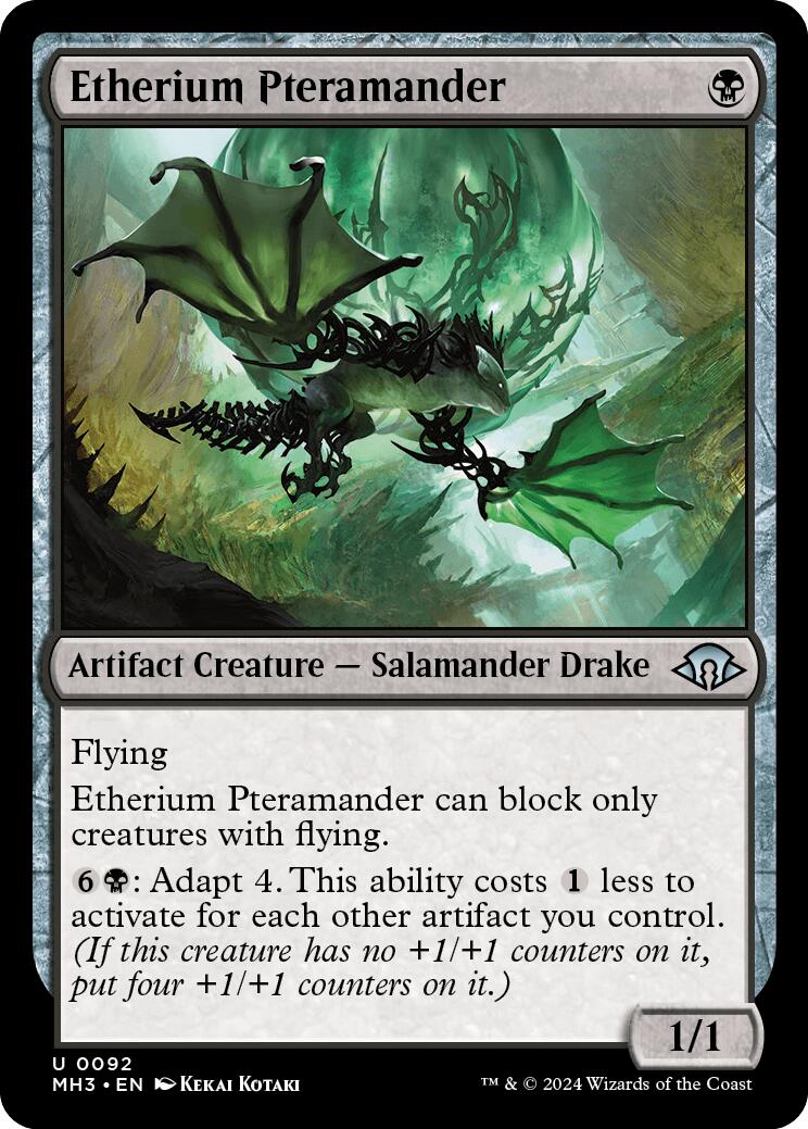 Etherium Pteramander [Modern Horizons 3] | Rock City Comics