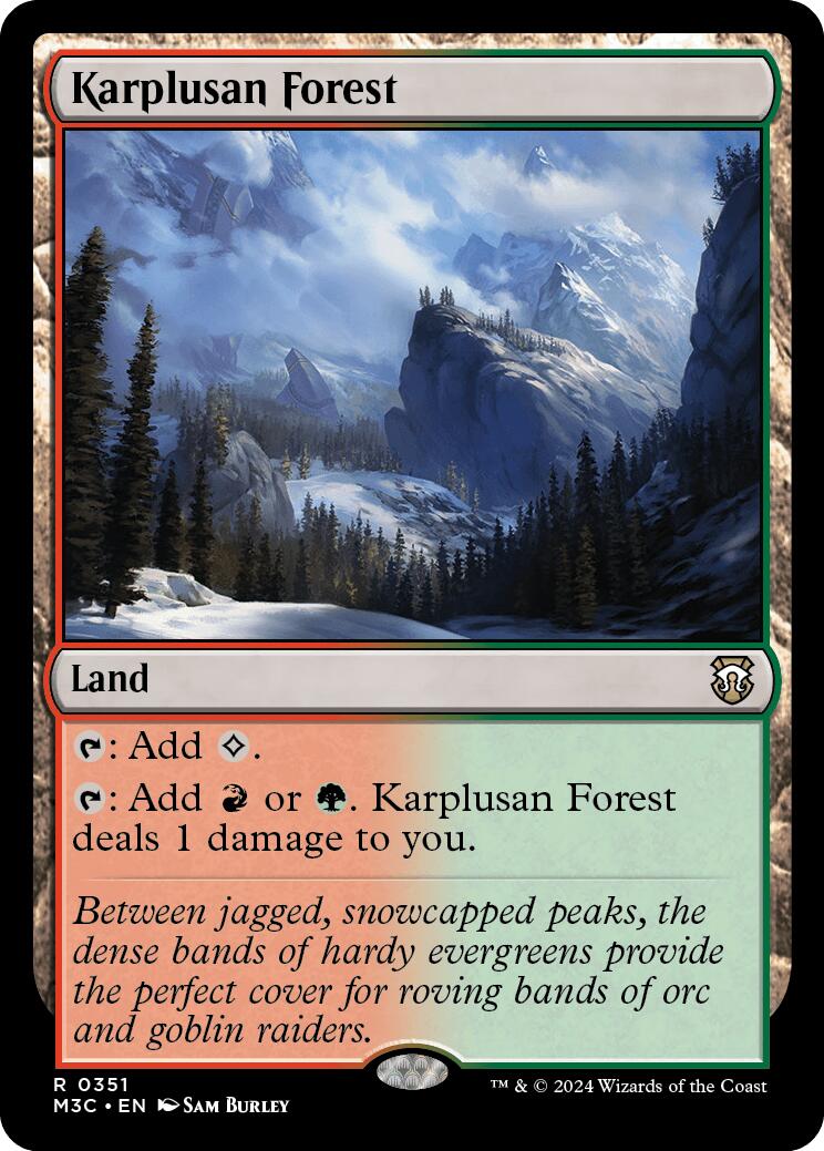 Karplusan Forest [Modern Horizons 3 Commander] | Rock City Comics