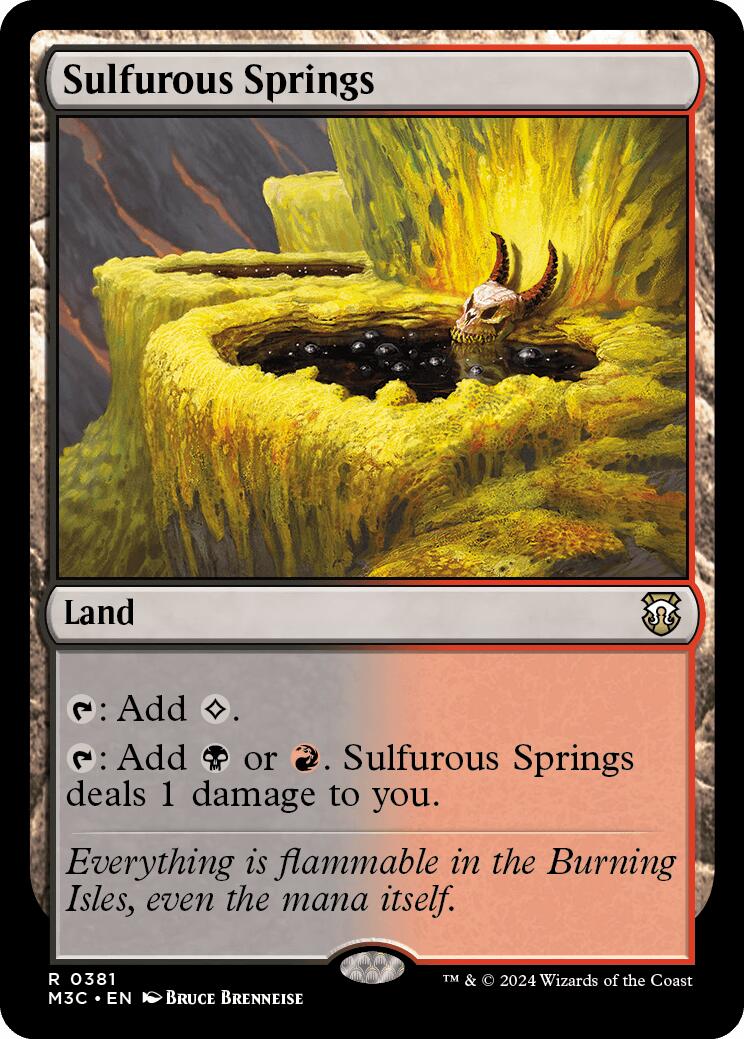 Sulfurous Springs [Modern Horizons 3 Commander] | Rock City Comics