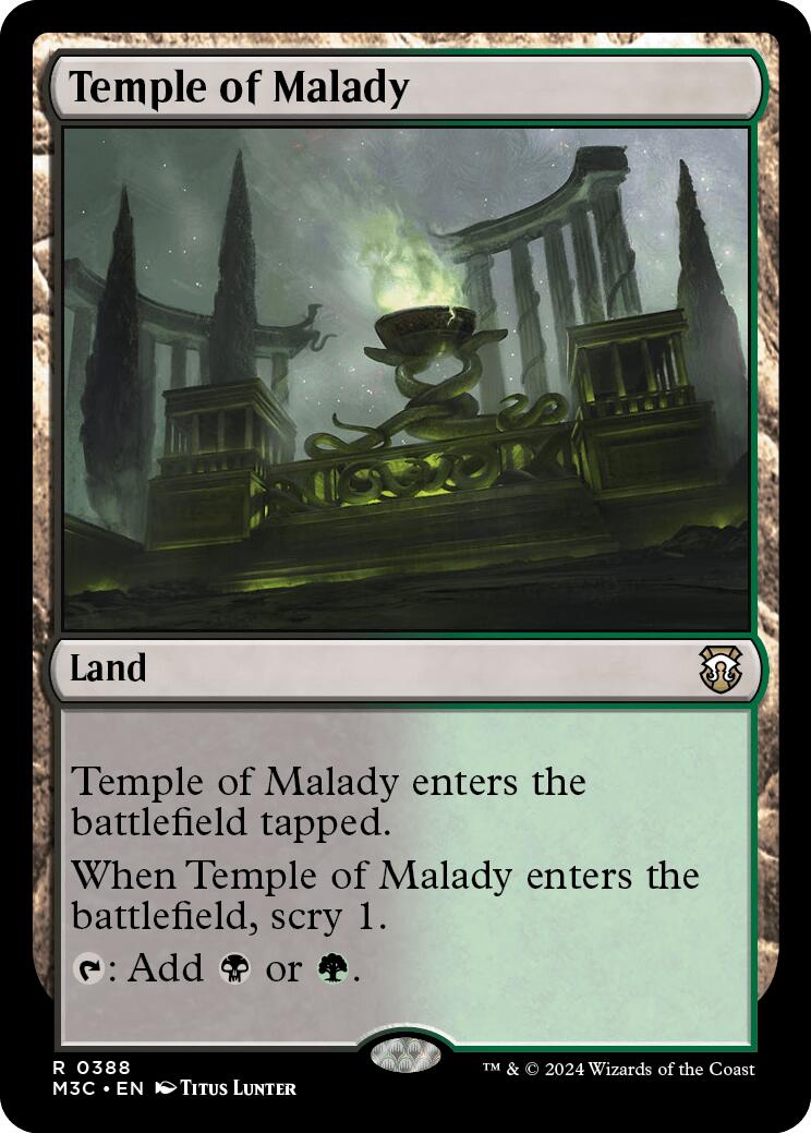Temple of Malady [Modern Horizons 3 Commander] | Rock City Comics