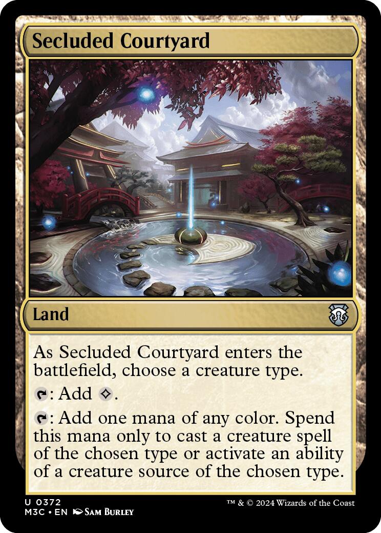 Secluded Courtyard [Modern Horizons 3 Commander] | Rock City Comics