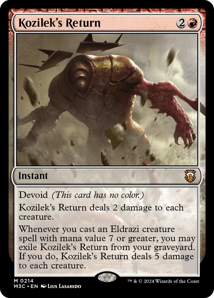 Kozilek's Return [Modern Horizons 3 Commander] | Rock City Comics