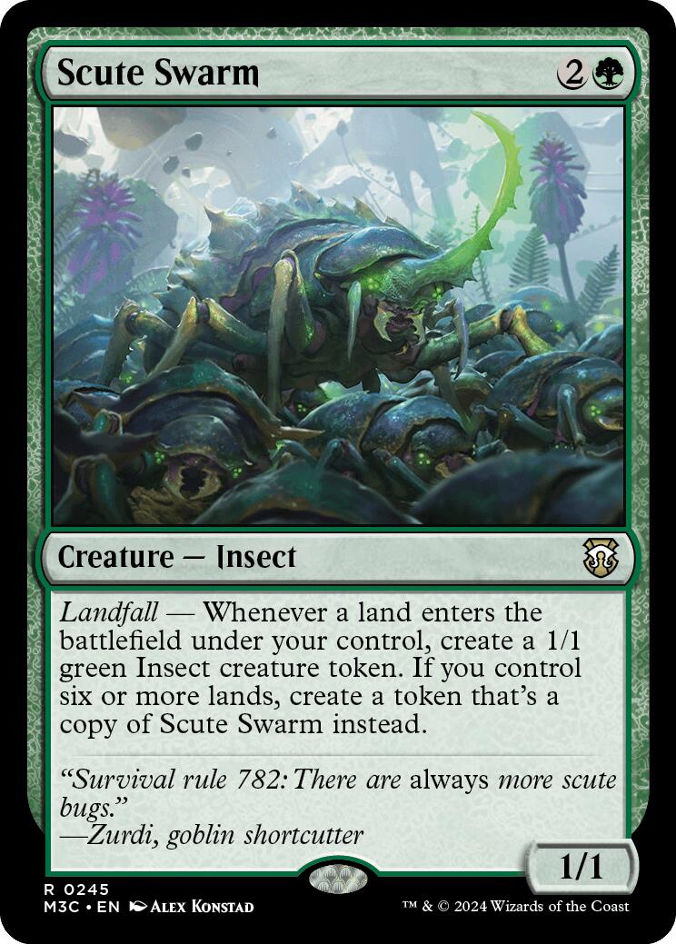 Scute Swarm [Modern Horizons 3 Commander] | Rock City Comics