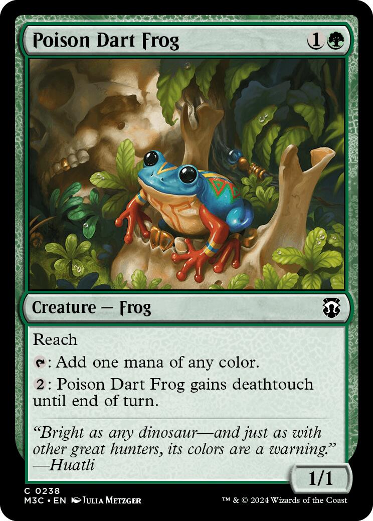 Poison Dart Frog [Modern Horizons 3 Commander] | Rock City Comics