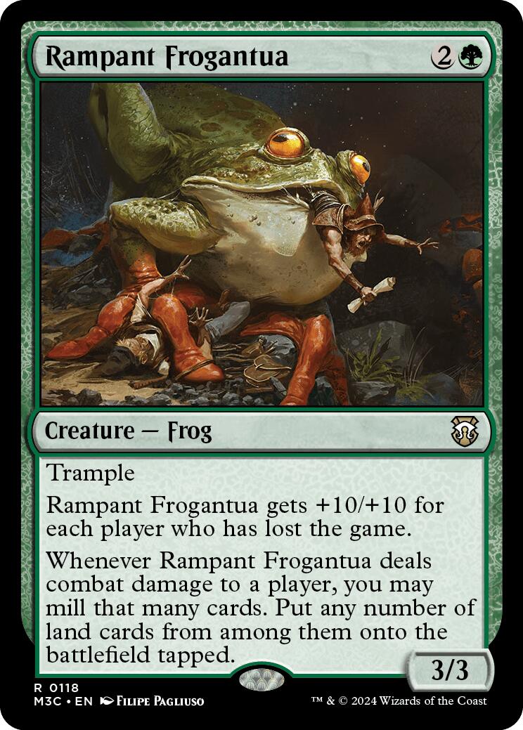 Rampant Frogantua [Modern Horizons 3 Commander] | Rock City Comics