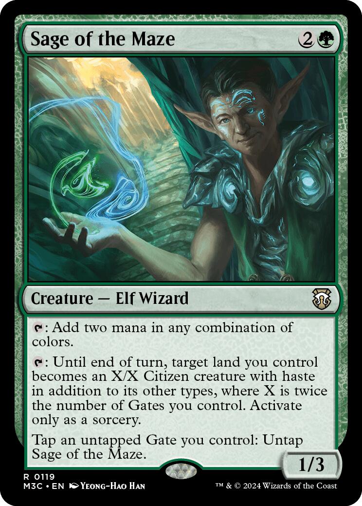 Sage of the Maze [Modern Horizons 3 Commander] | Rock City Comics