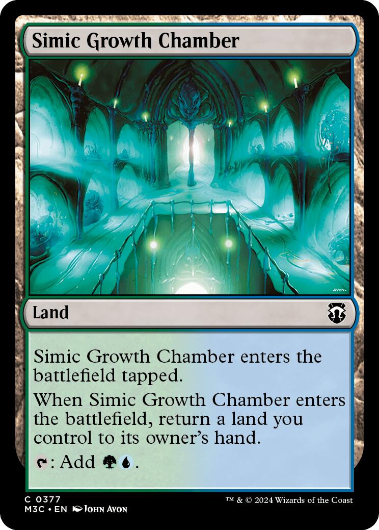 Simic Growth Chamber [Modern Horizons 3 Commander] | Rock City Comics