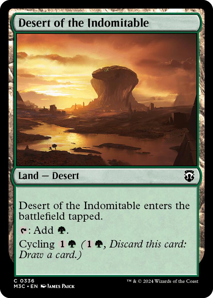 Desert of the Indomitable [Modern Horizons 3 Commander] | Rock City Comics