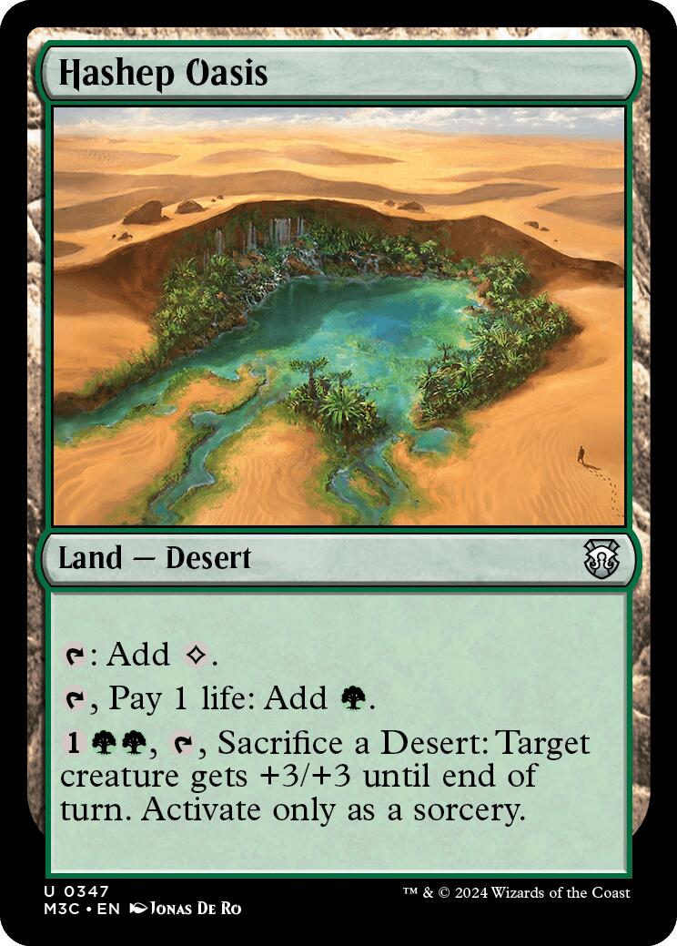 Hashep Oasis [Modern Horizons 3 Commander] | Rock City Comics