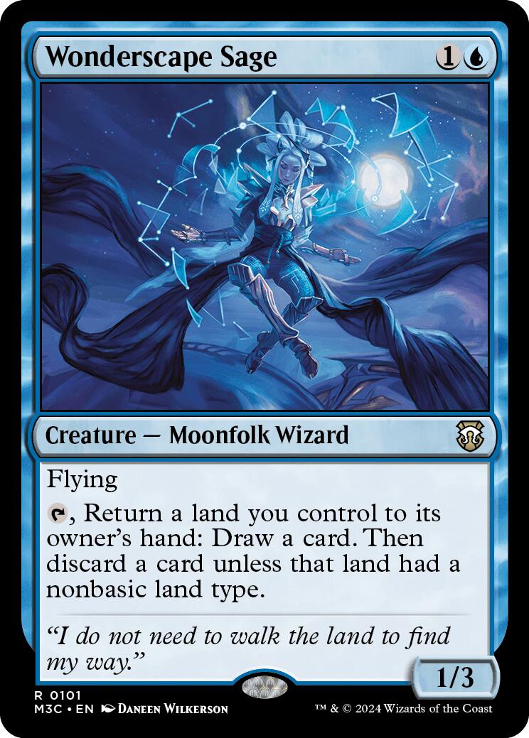 Wonderscape Sage [Modern Horizons 3 Commander] | Rock City Comics