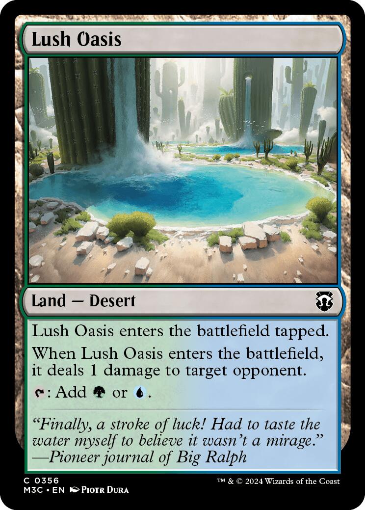 Lush Oasis [Modern Horizons 3 Commander] | Rock City Comics