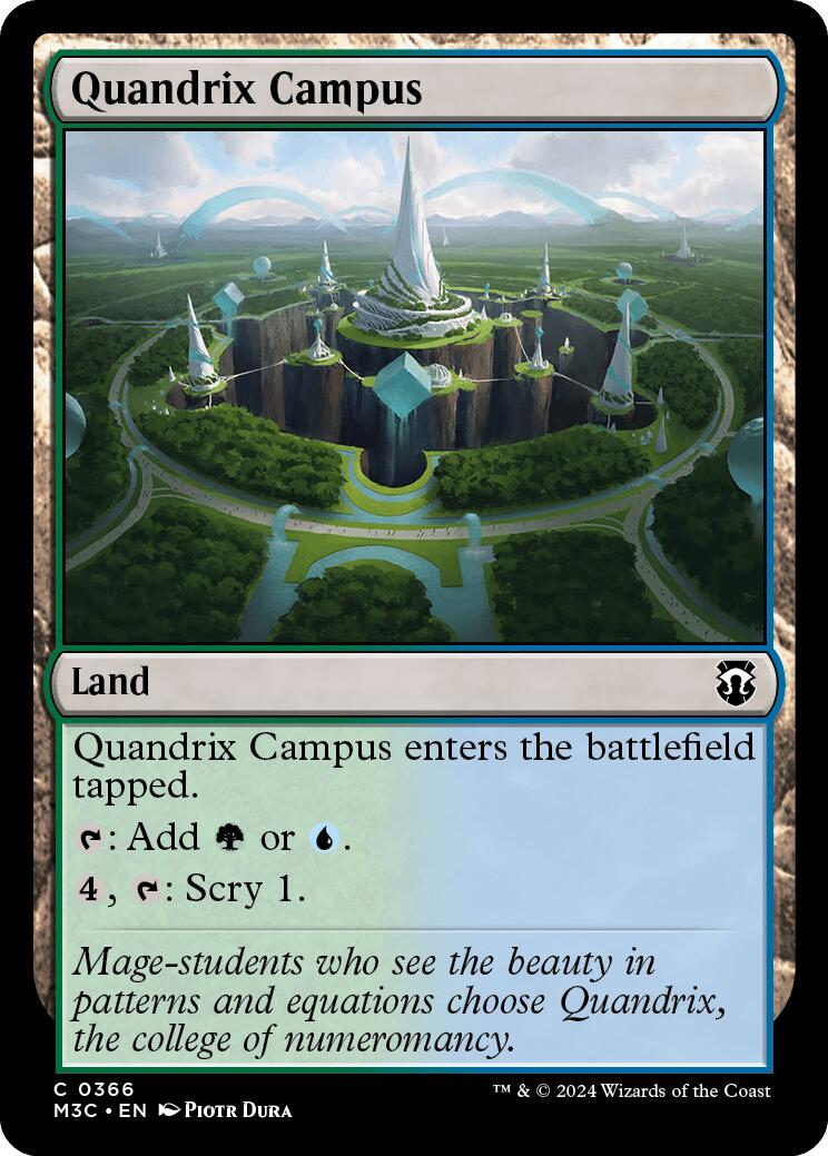 Quandrix Campus [Modern Horizons 3 Commander] | Rock City Comics