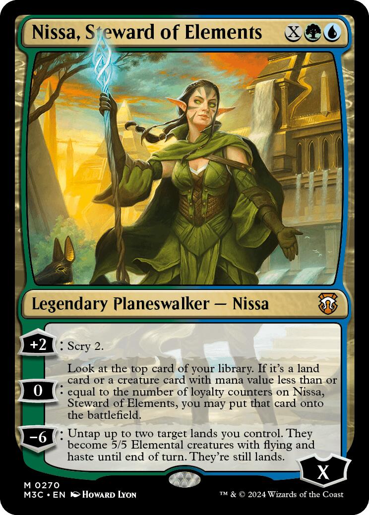 Nissa, Steward of Elements [Modern Horizons 3 Commander] | Rock City Comics