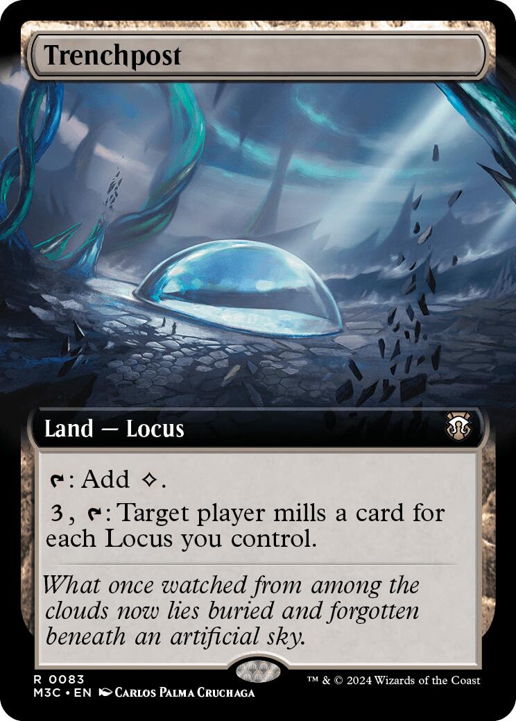 Trenchpost (Extended Art) [Modern Horizons 3 Commander] | Rock City Comics