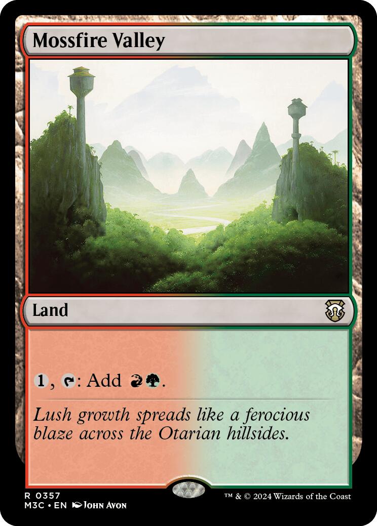 Mossfire Valley [Modern Horizons 3 Commander] | Rock City Comics