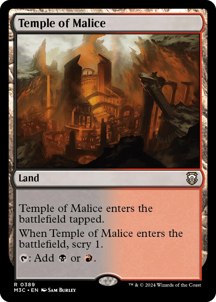Temple of Malice [Modern Horizons 3 Commander] | Rock City Comics