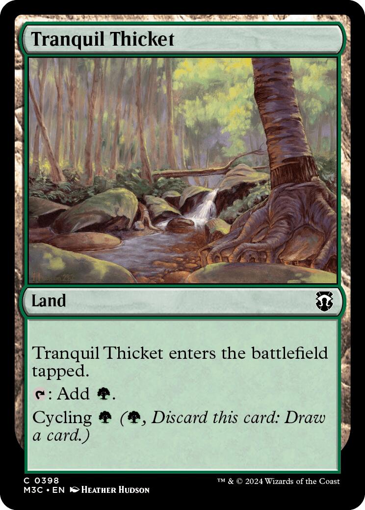 Tranquil Thicket [Modern Horizons 3 Commander] | Rock City Comics