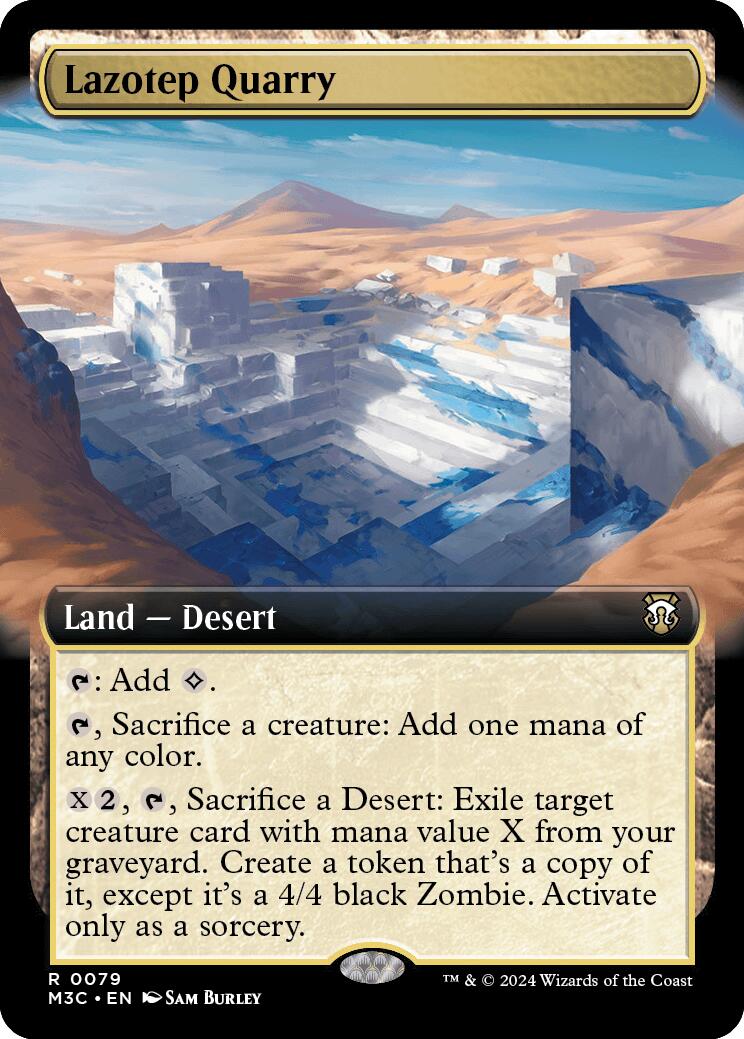 Lazotep Quarry (Extended Art) (Ripple Foil) [Modern Horizons 3 Commander] | Rock City Comics