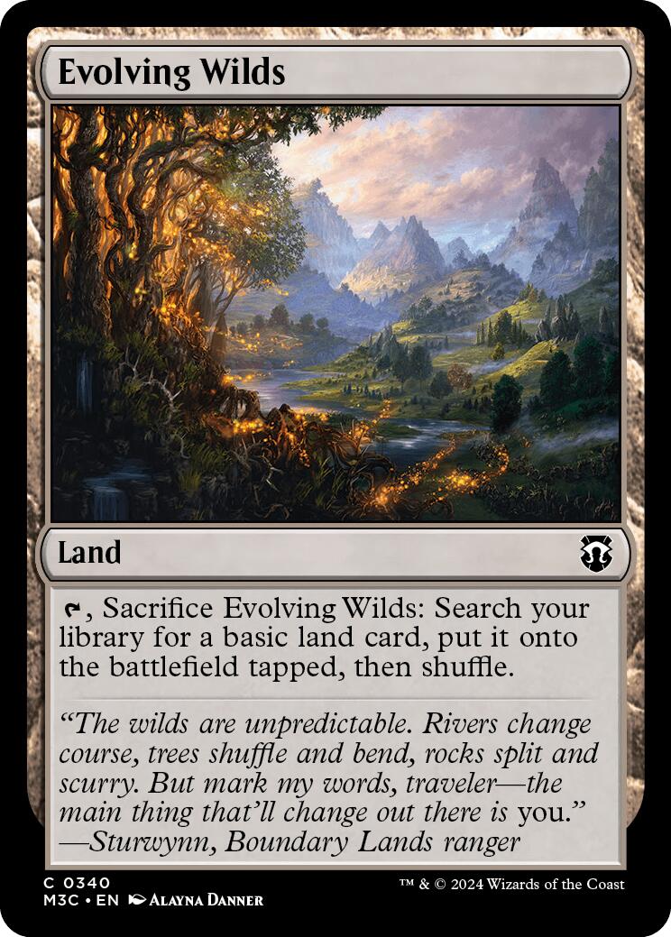 Evolving Wilds [Modern Horizons 3 Commander] | Rock City Comics