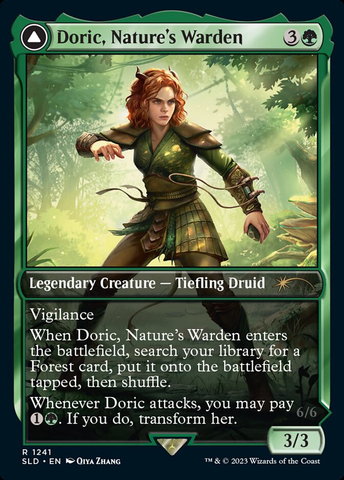 Doric, Nature's Warden // Doric, Owlbear Avenger [Secret Lair Drop Series] | Rock City Comics